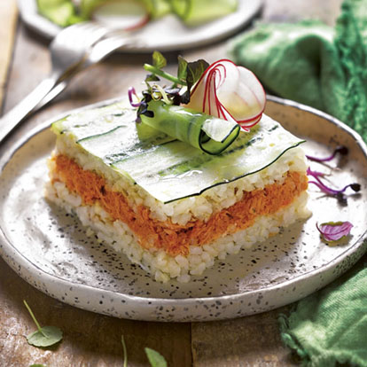 receta de sushi lasaña de atun