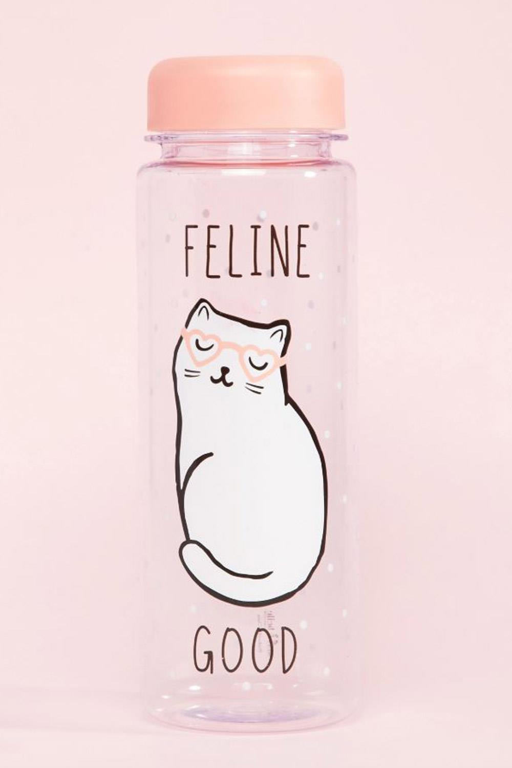 gatos asos Botella de agua feline good cat de Sass & Belle, 8,49€
