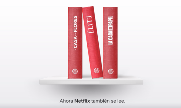 Las series de Netflix se convierten en libros