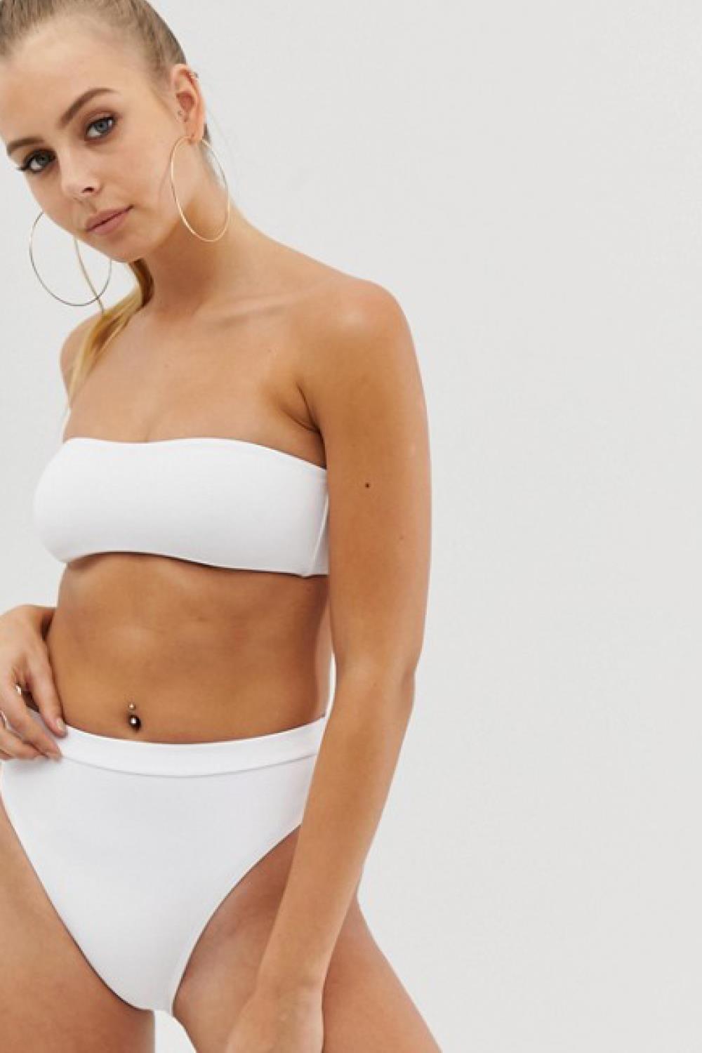 laura escanes bikini blanco asos braguita missguided 6,99€