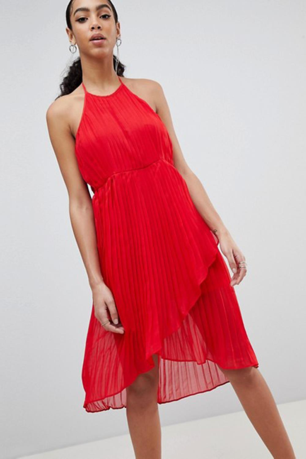 vestido rojo reina letizia mallorca missguided 17,99€
