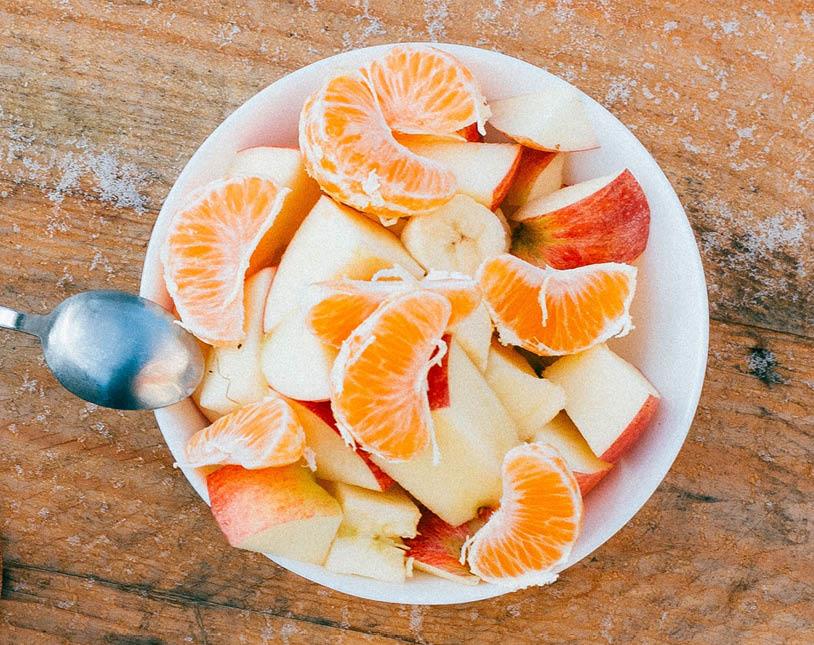 alimentos desayunos saludables fruta entera