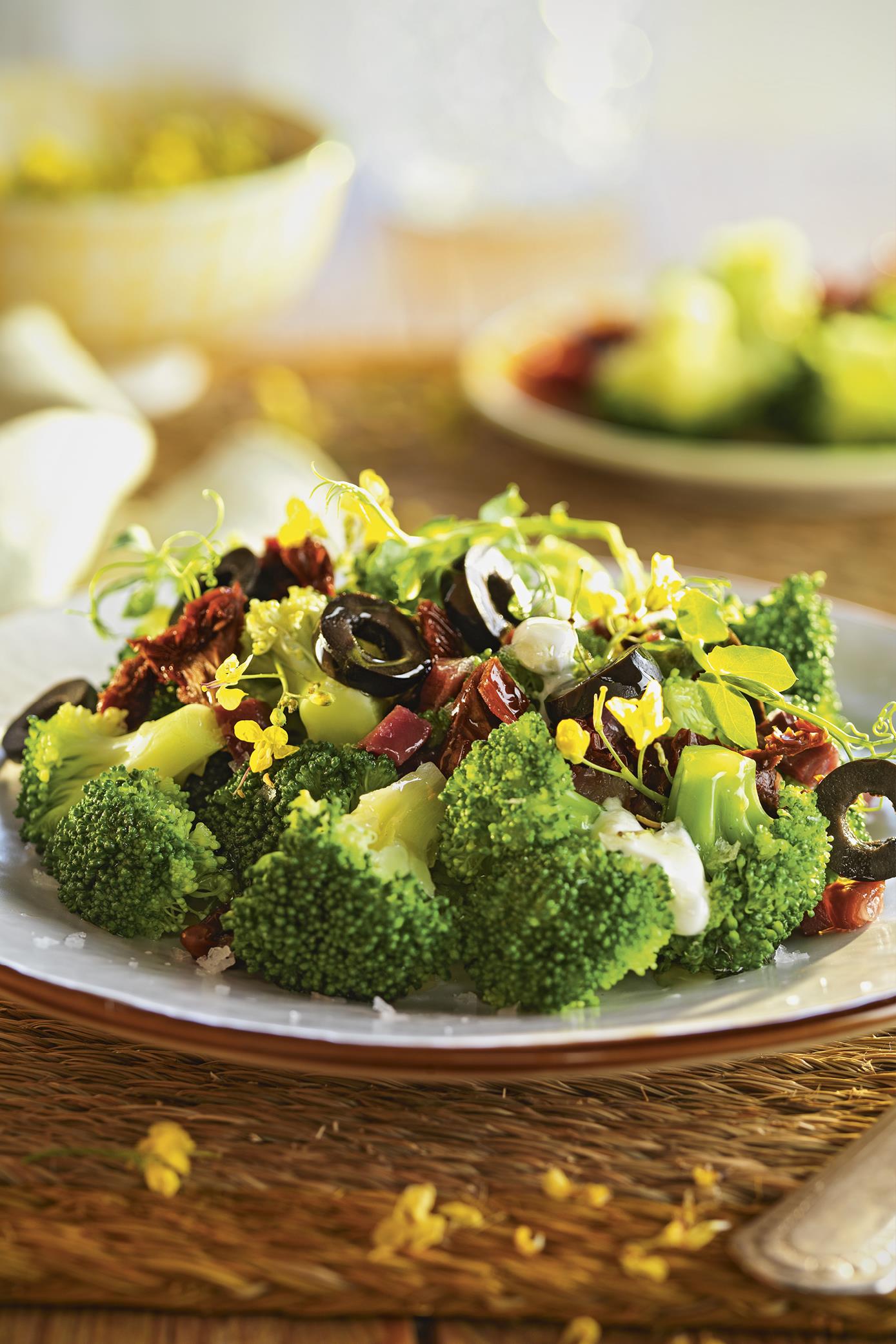 dieta fácil sin cocinar verduras microondas brocoli