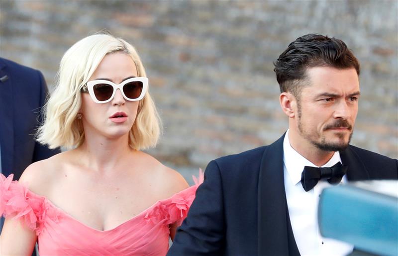 Katy Perry y Orlando Bloom en la boda de Misha Nonoo en Roma