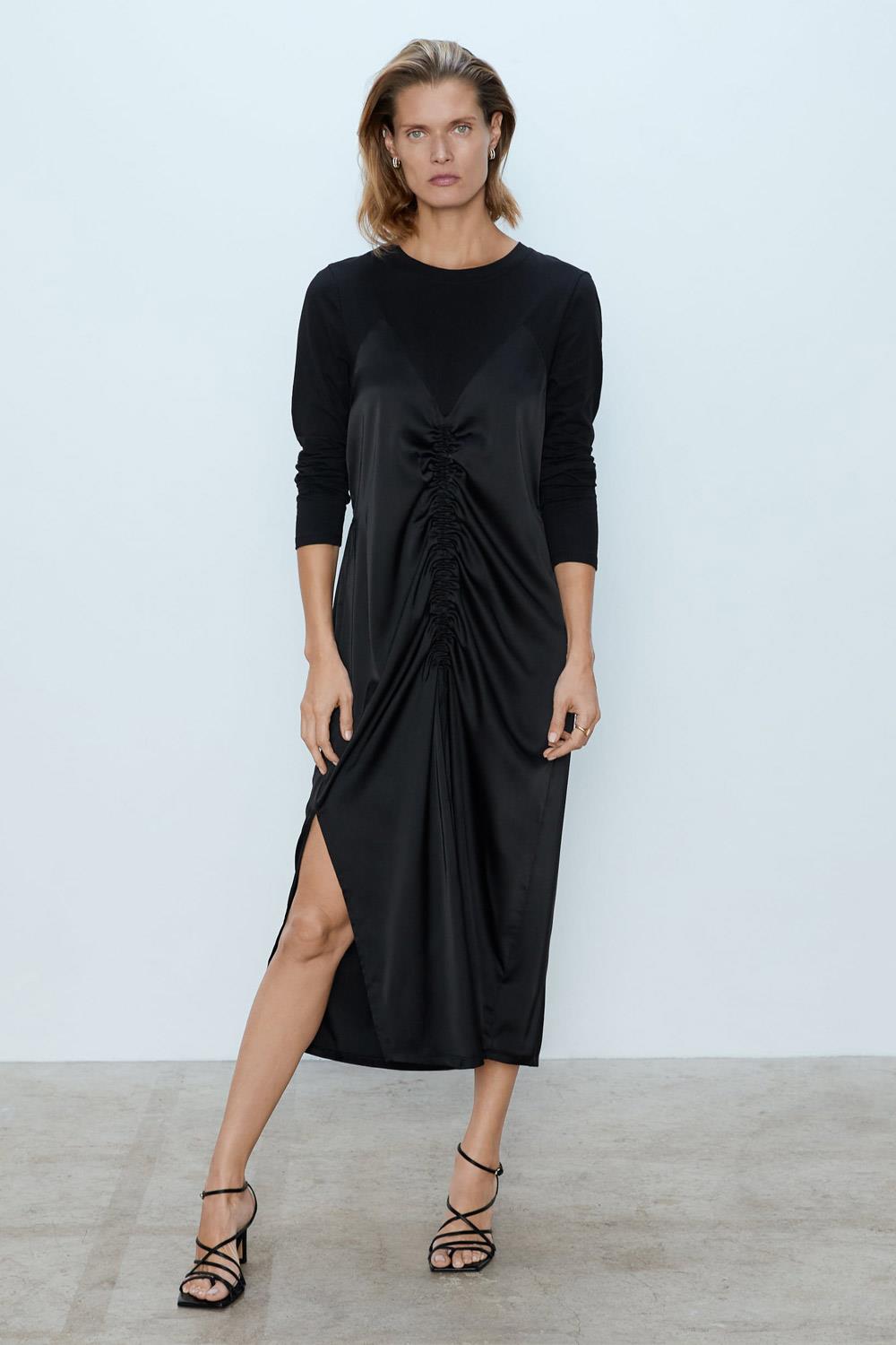 vestidos zara otoño forma cuerpo Zara, 29,95€