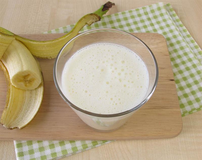 banana milk leche de platano 2