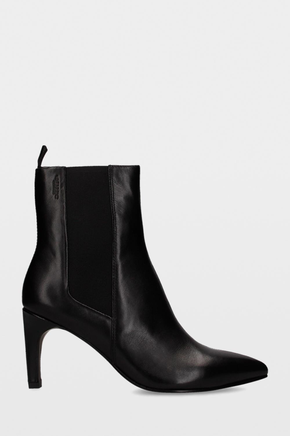 Zara Botas de tobillo negro Detalle remachado Zapatos Botas Botas de tobillo 