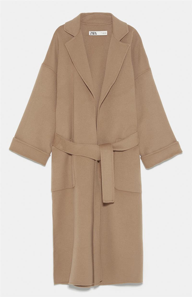 Abrigo marrón de Zara