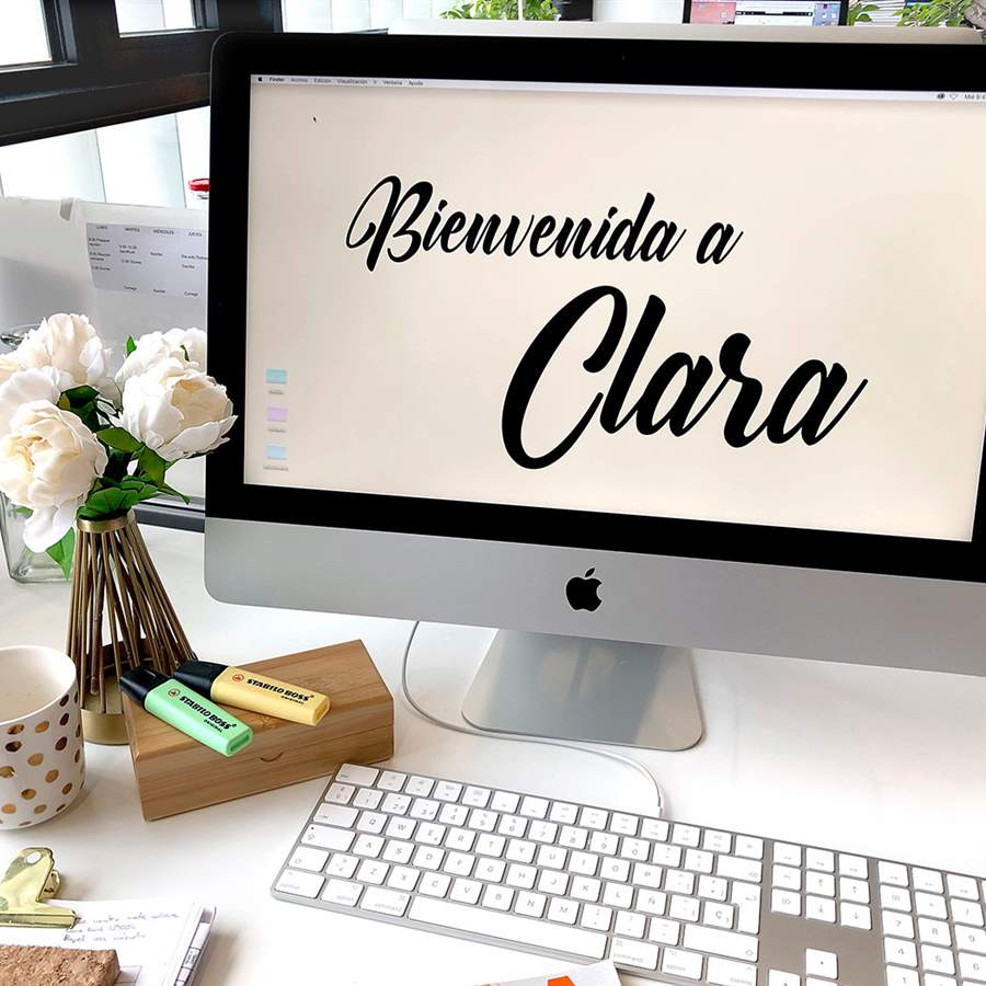 bienvenida a Clara