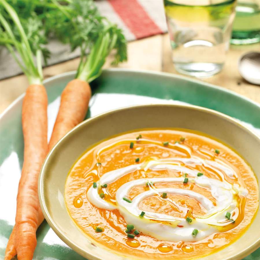 La receta de crema de zanahoria que acelera el metabolismo por las noches: muy fácil y con toque oriental