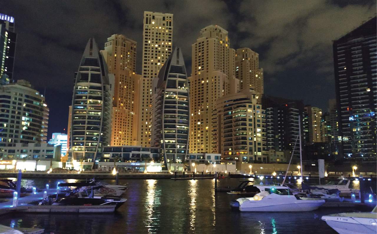Dubái panorámica Dubai La Marina