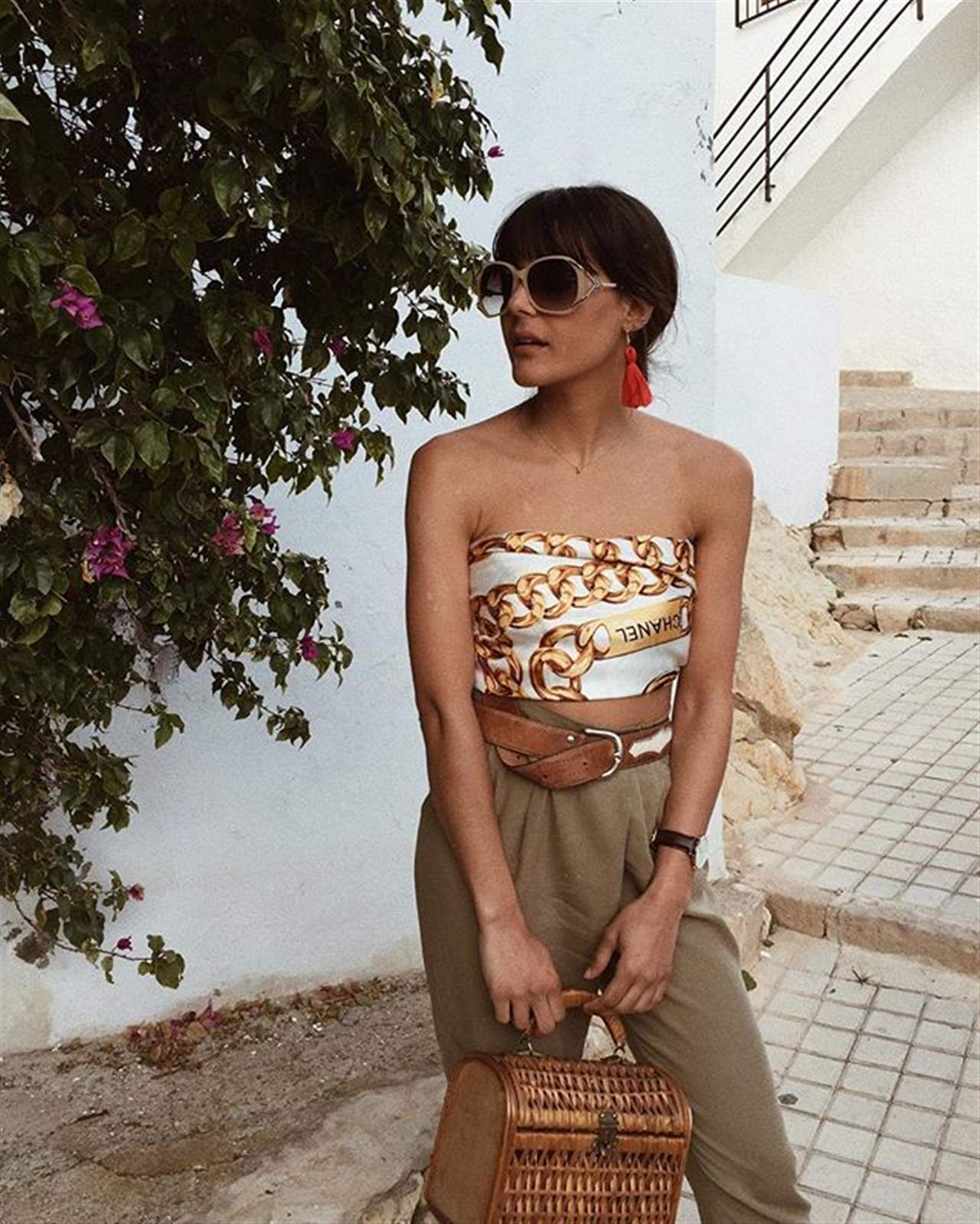 repollo Margarita solapa Instagram y las influencer confirman que el pañuelo es el nuevo top del  verano