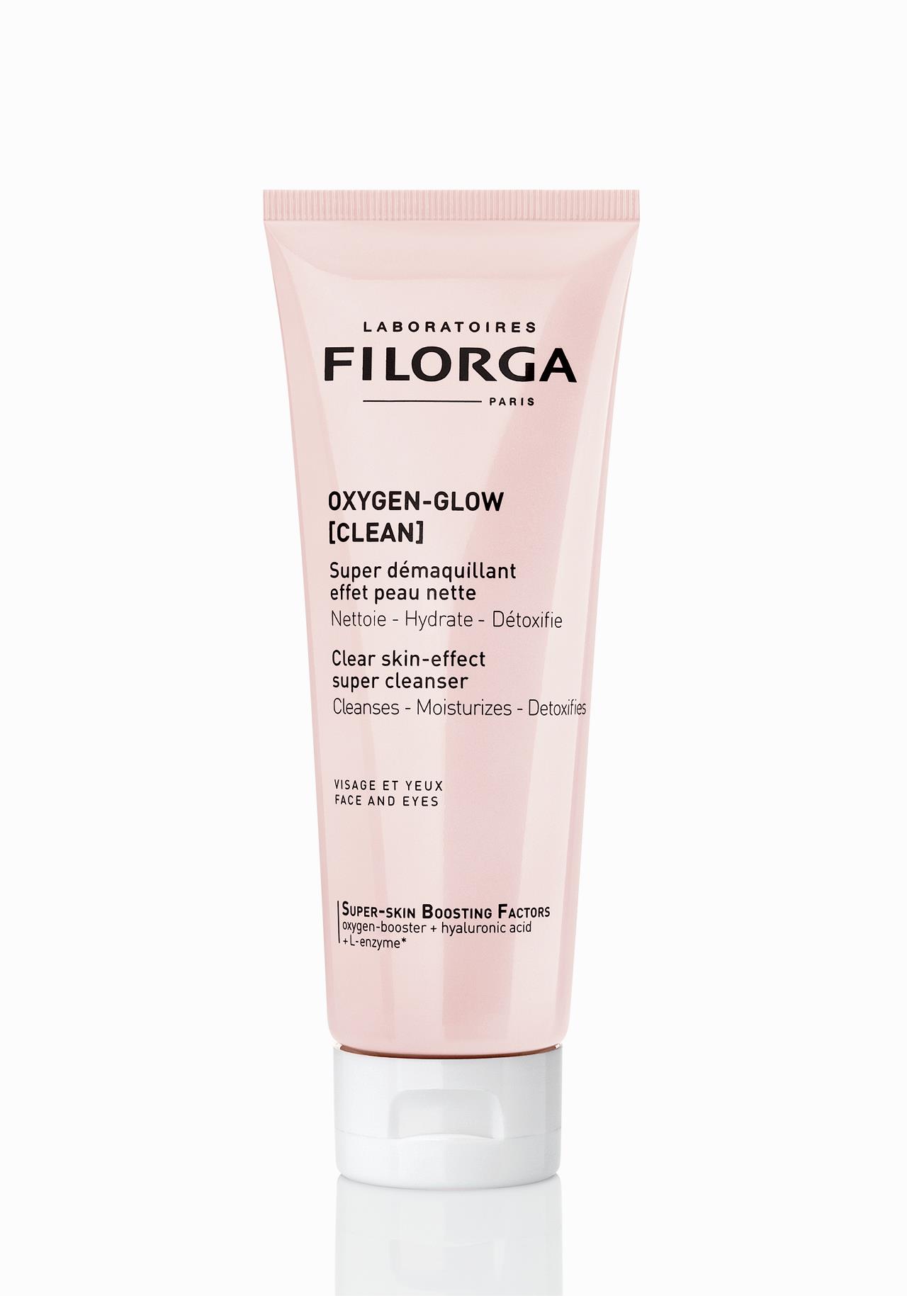 Limpiadora facial  Oxygen-Glow (Clean) de Filorga Los 7 desmaquillantes más rápidos y eficaces para "el día después" 2019