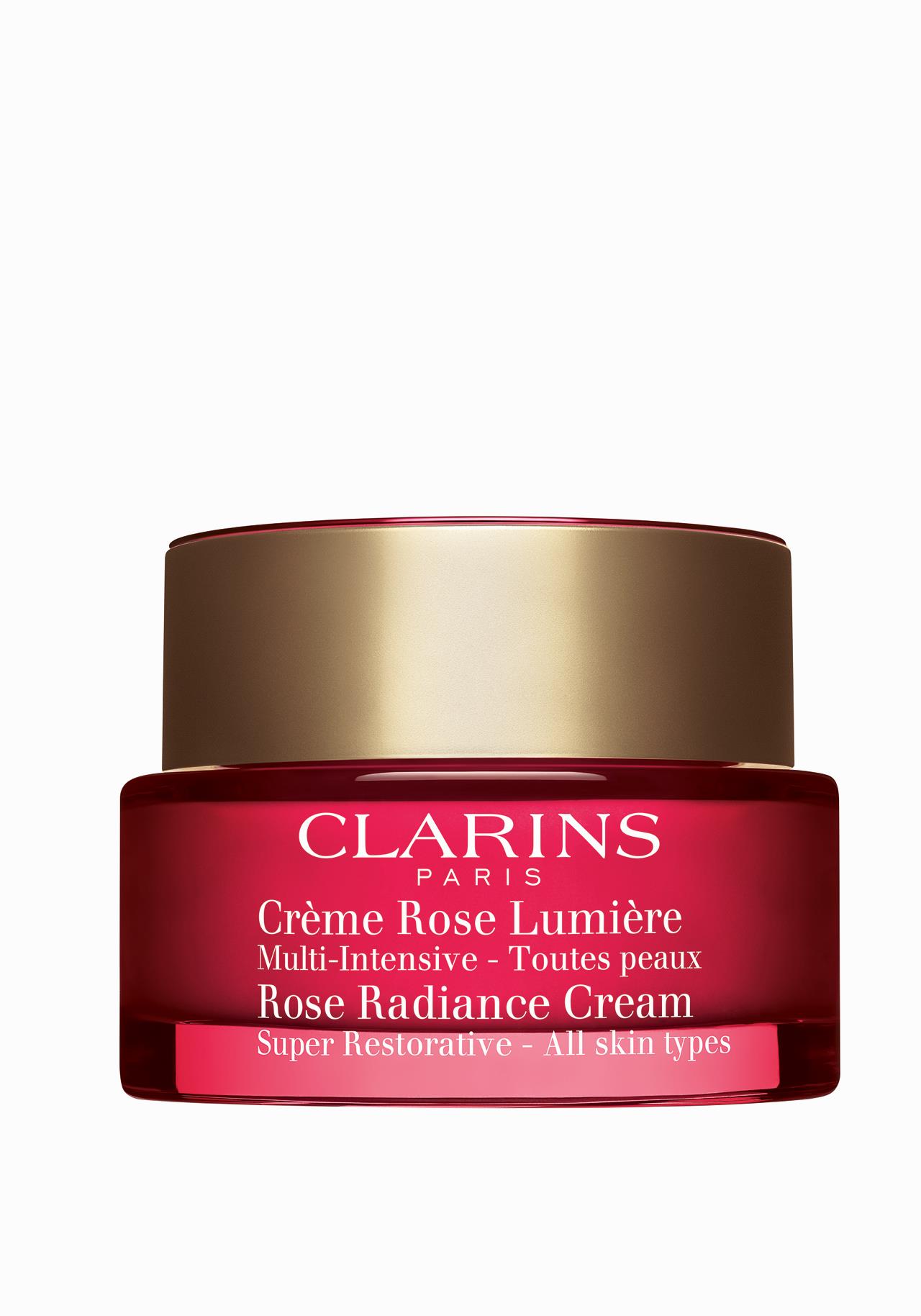 Crema antiedad Crème Rose Lumière de Clarins Las mejores cremas para mujeres de 50 años y más 2019