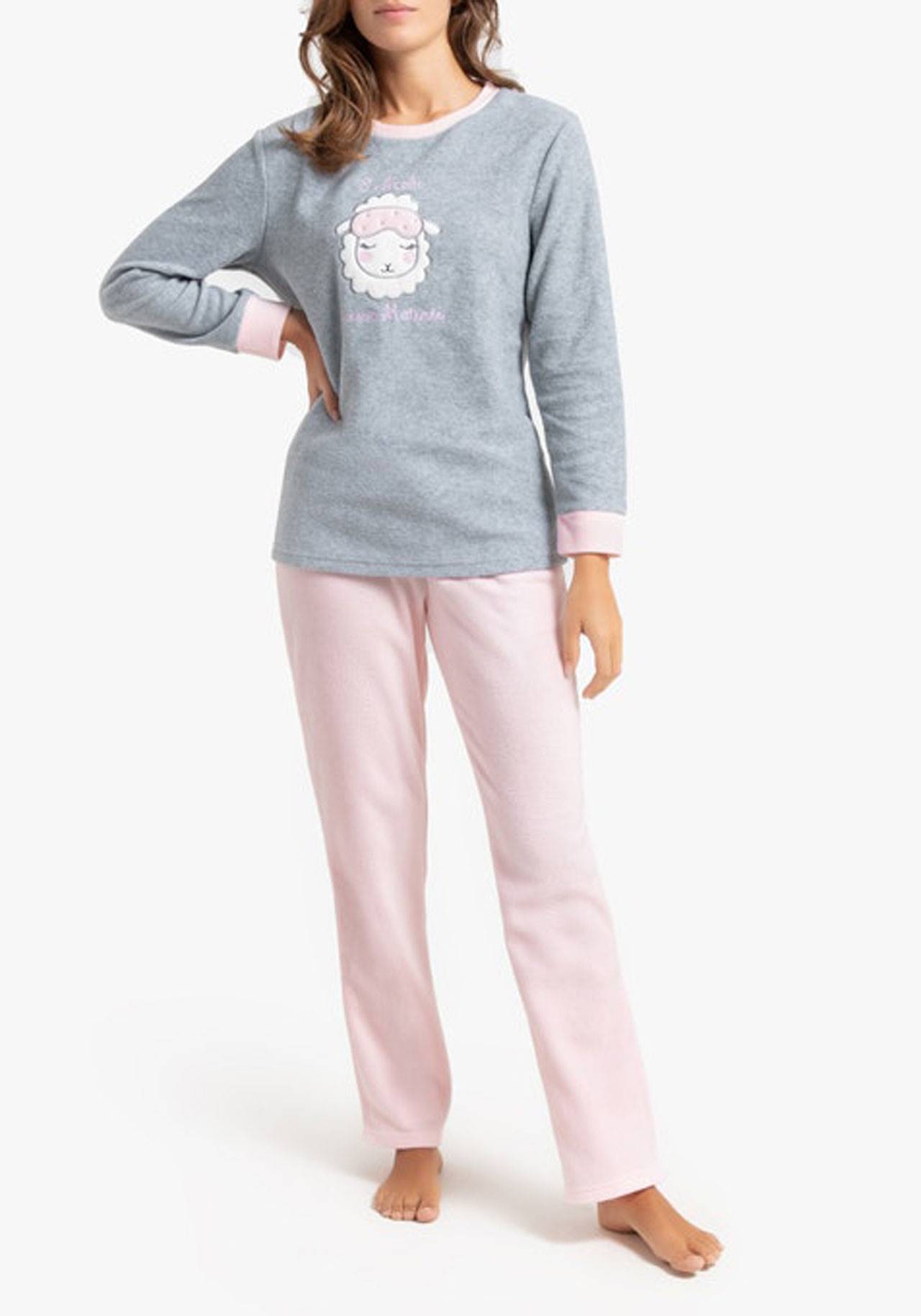 pijama-calentito-gris-y-rosa