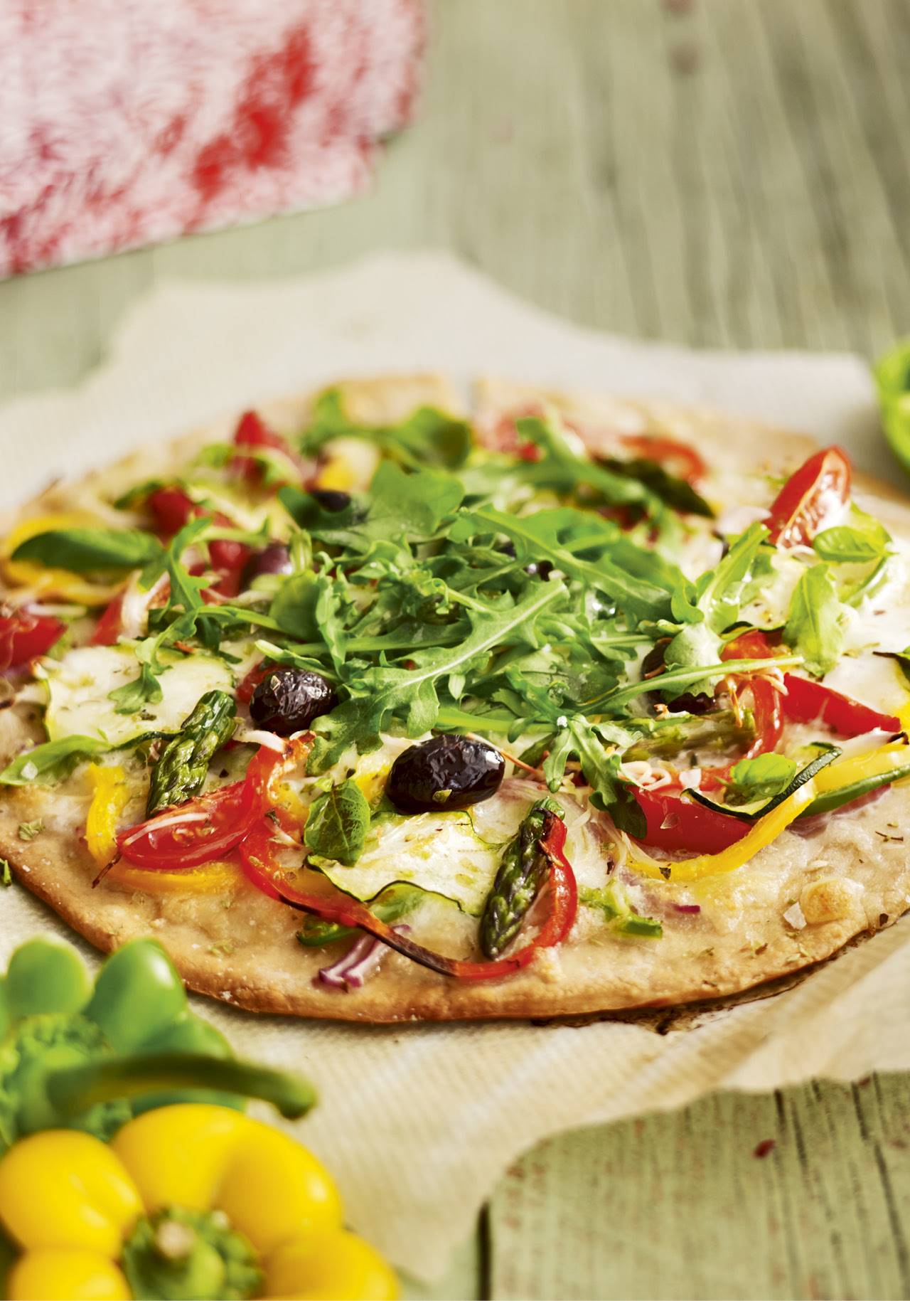 recetas con verduras pizza