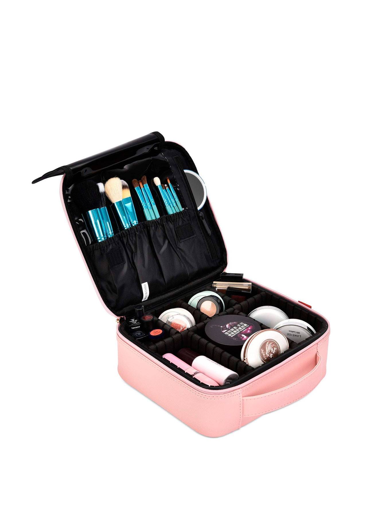 Caja con Compartimentos para Guardar cosméticos Expositor de Maquillaje para Lavabo o cómoda para pintaúñas o labiales mDesign Juego de 2 organizadores de Maquillaje con 8 apartados Verde Menta 