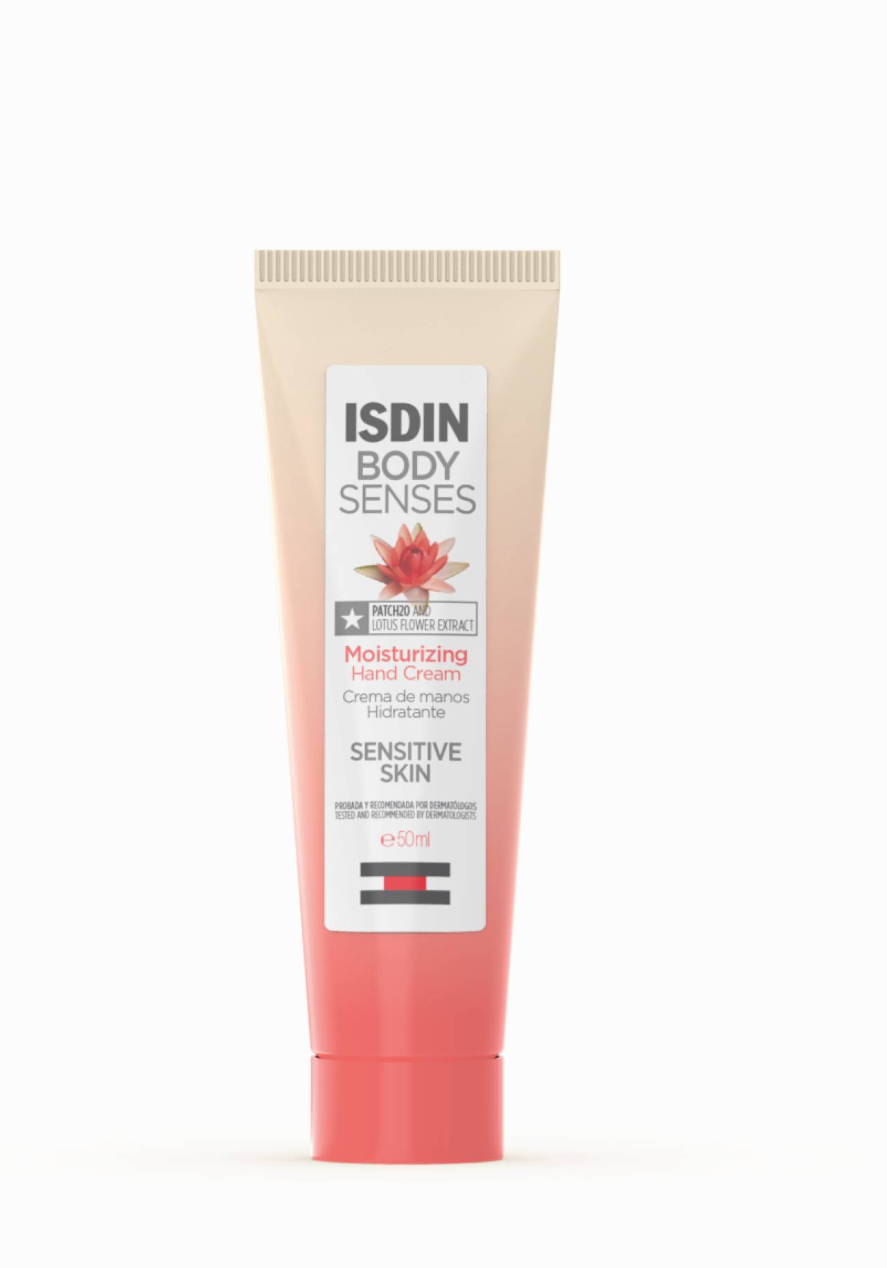 Crema de manso hidratante con extracto de flor de loto de la gama Body Senses de Isdin Protege y cuida tus manos durante la cuarentena