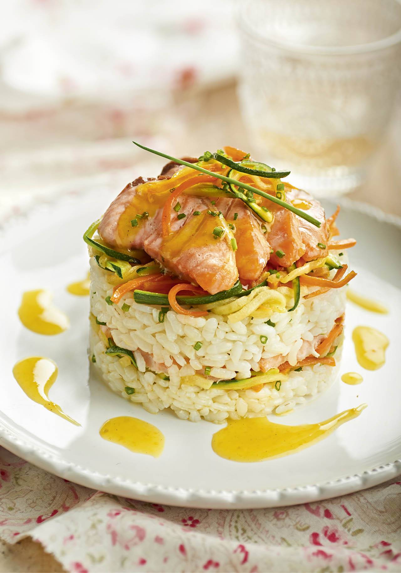 recetas con salmon ligeras saciantes arroz