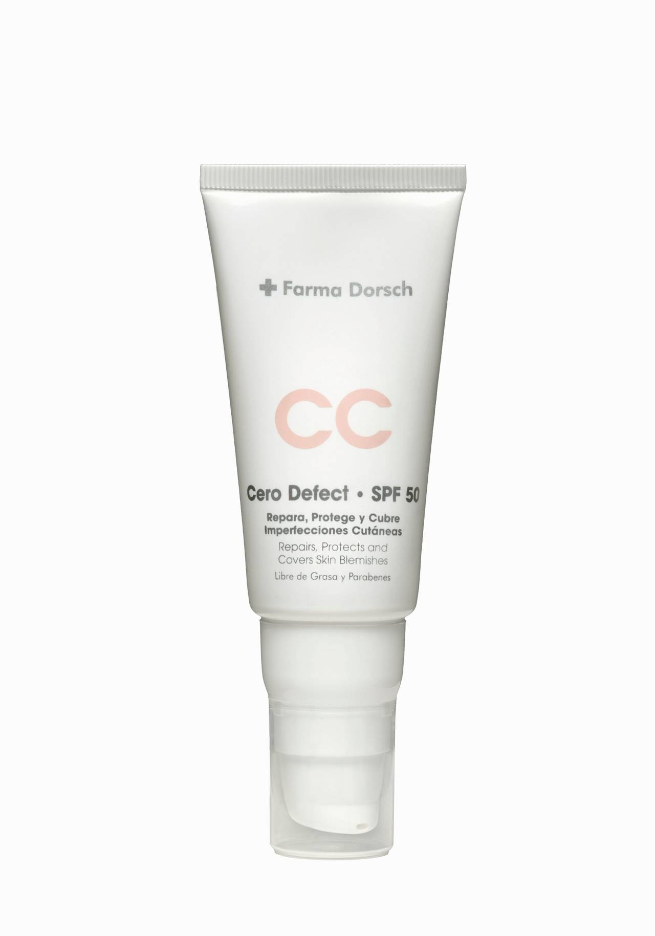 CC Cream FPS50 Cero Defect de + Farma Dorsch Aquí tienes la crema que estás buscando para un efecto buena cara inmediato