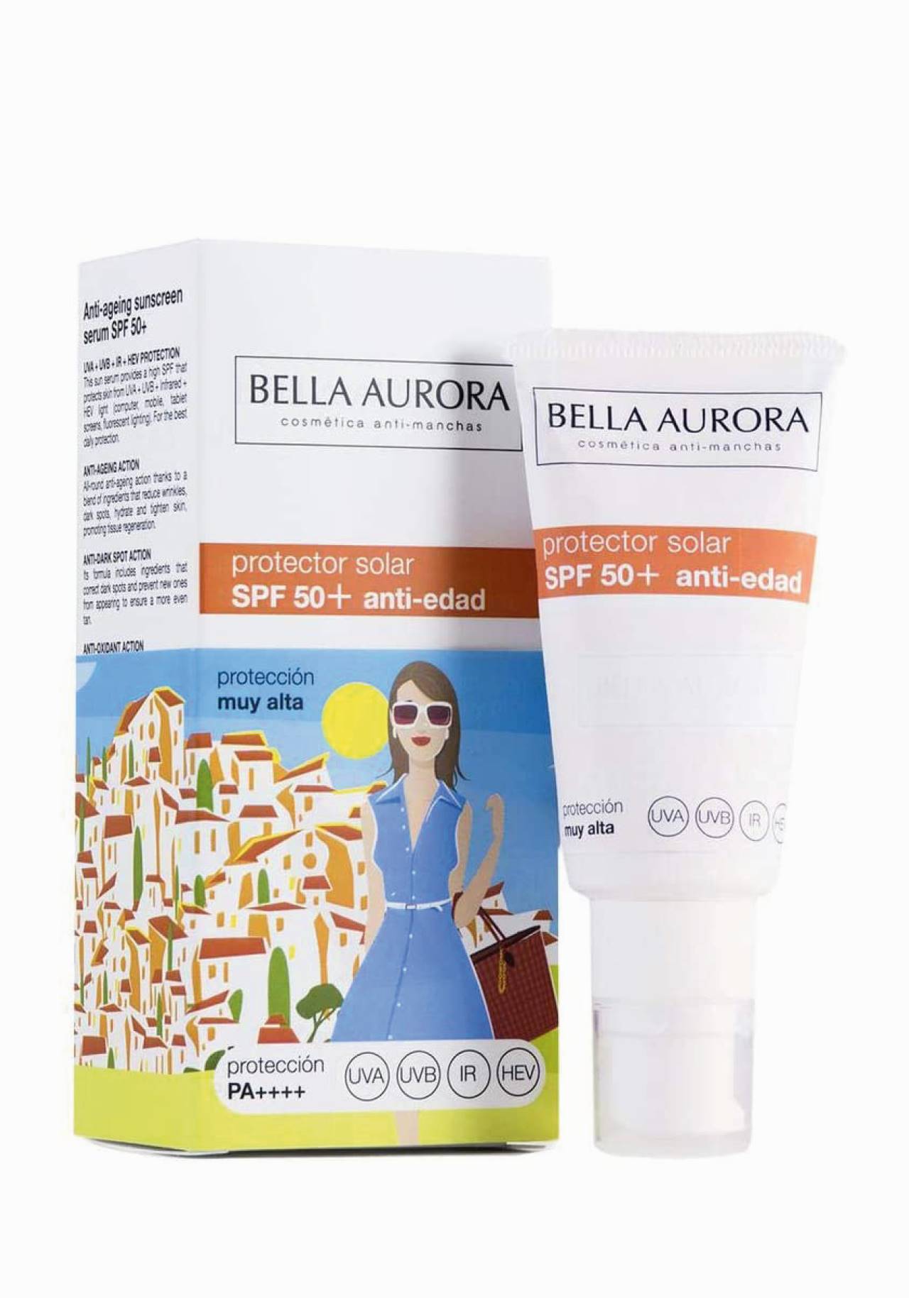 Bella Aurora Protector solar FPS 50+ Anti-edad Protectores solares faciales de farmacia por menos de 15€