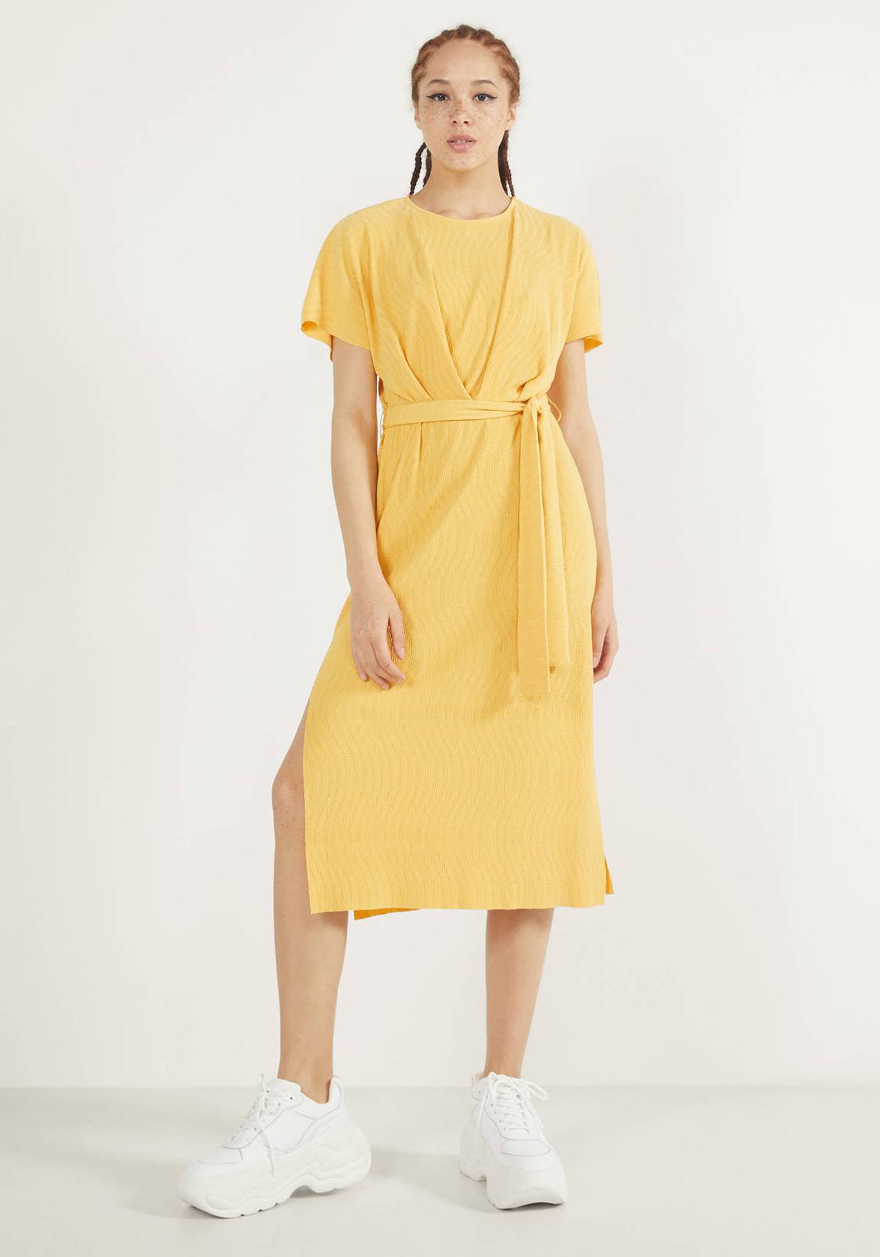 vestidos amarillos verano