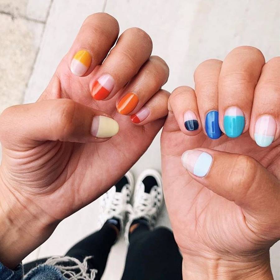 La manicura "a medias" o "half-dipped" es la tendencia que arrasa en Instagram este verano