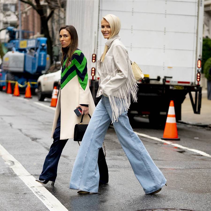 10 ideas de looks para llevar con vaqueros anchos, los jeans de la temporada