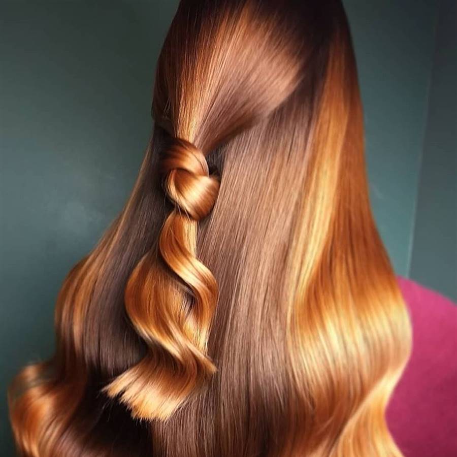 Bronze glow: el color de pelo perfecto para cuando no te atreves con el pelirrojo