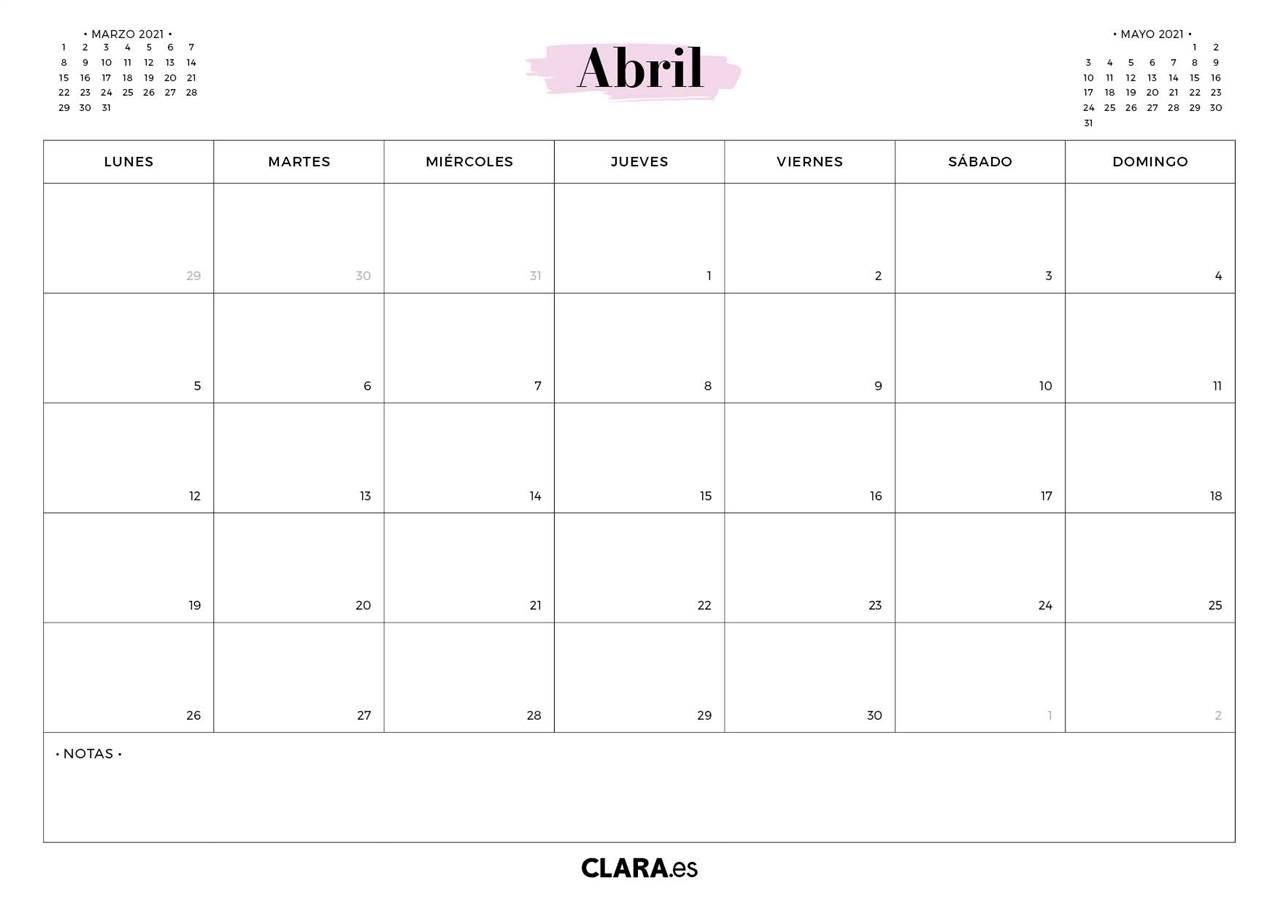 calendário de abril 2021 - www.loftworks.ru.