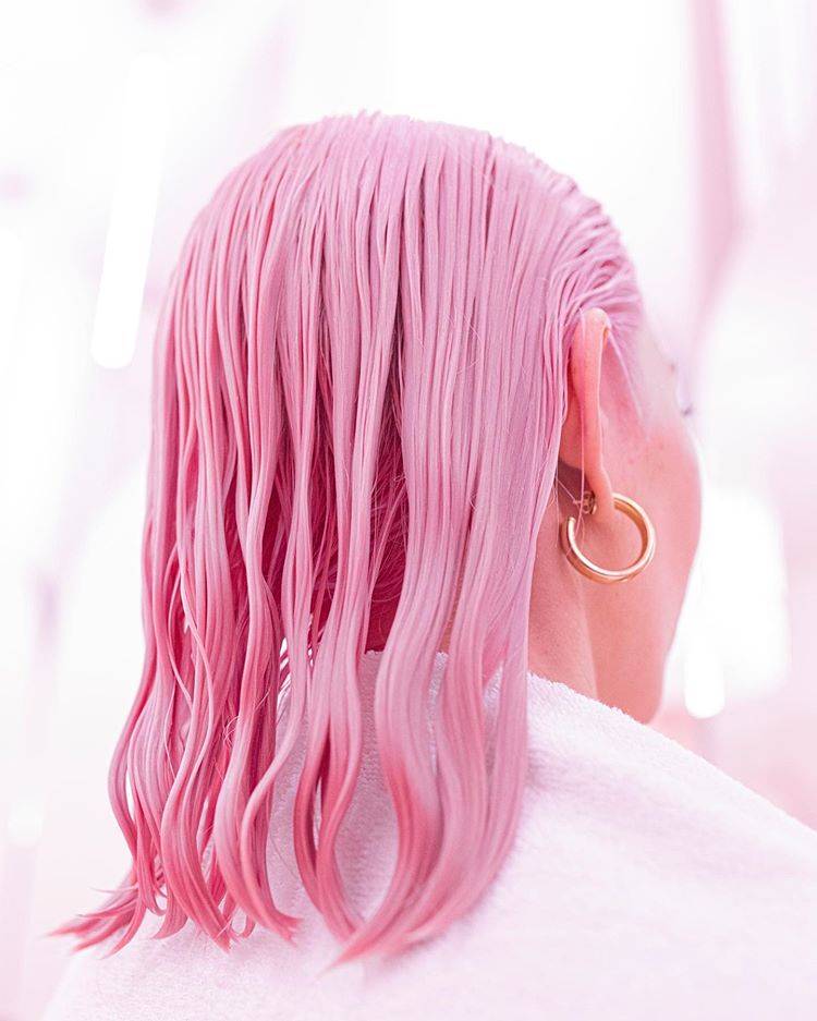 Cotton candy pink