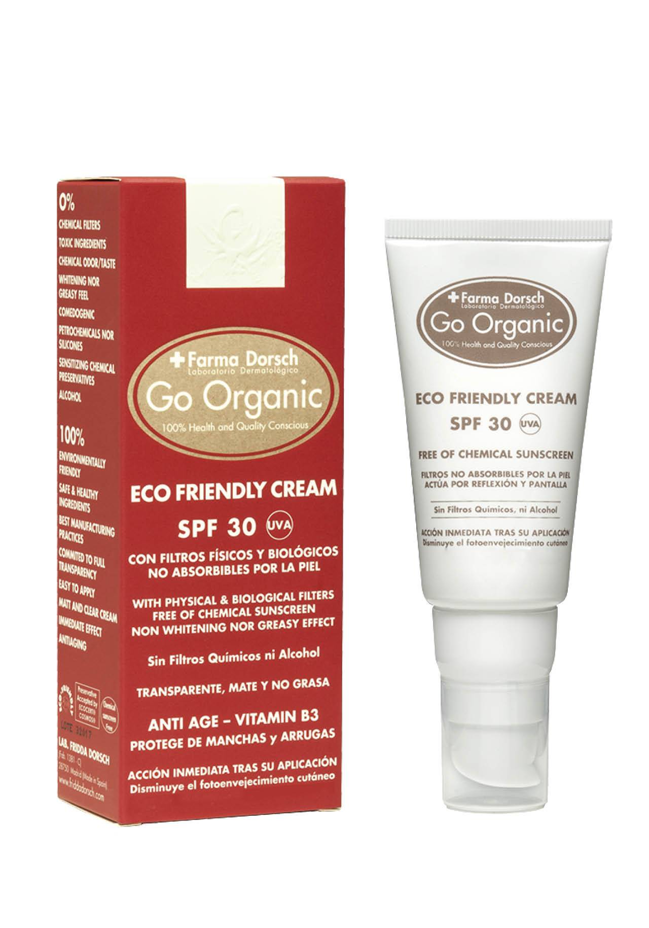 Cosmética con vitaminas GoOrganic Eco Friendly Cream FPS30 de +Farma Dorsch
