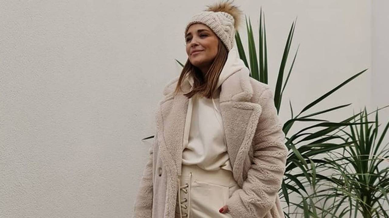 Paula Echevarría ha encontrado el look abrigadito más ideal del invierno