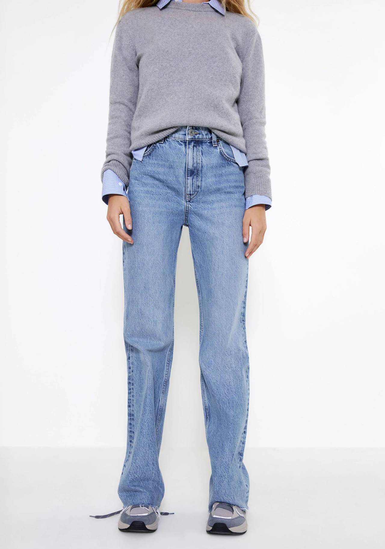 wide leg jeans vientre plano