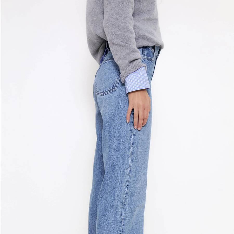 Estos jeans tienen efecto "vientre plano" y están en todas las tiendas