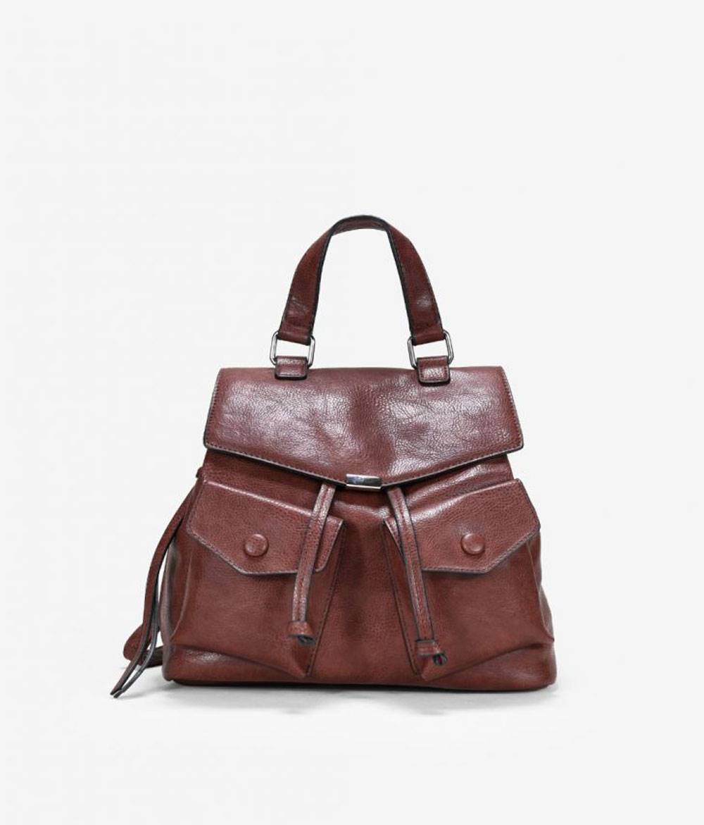 Complementos mochila marrón con bolsillos de Bosanova, 27,95€