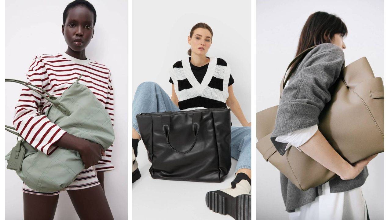 Los bolsos XXL estarán de moda en primavera: 10 modelos de El Corte Inglés, Zara, Mango...