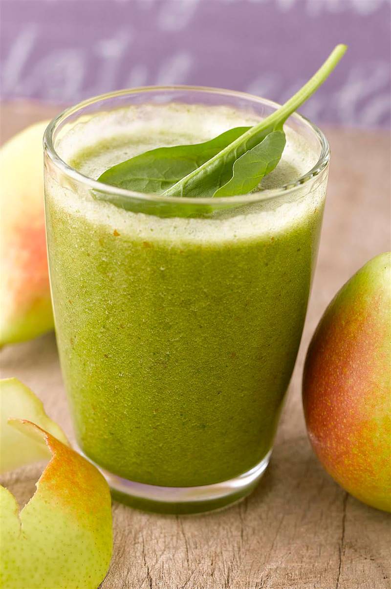 Snacks saludables smoothie verde
