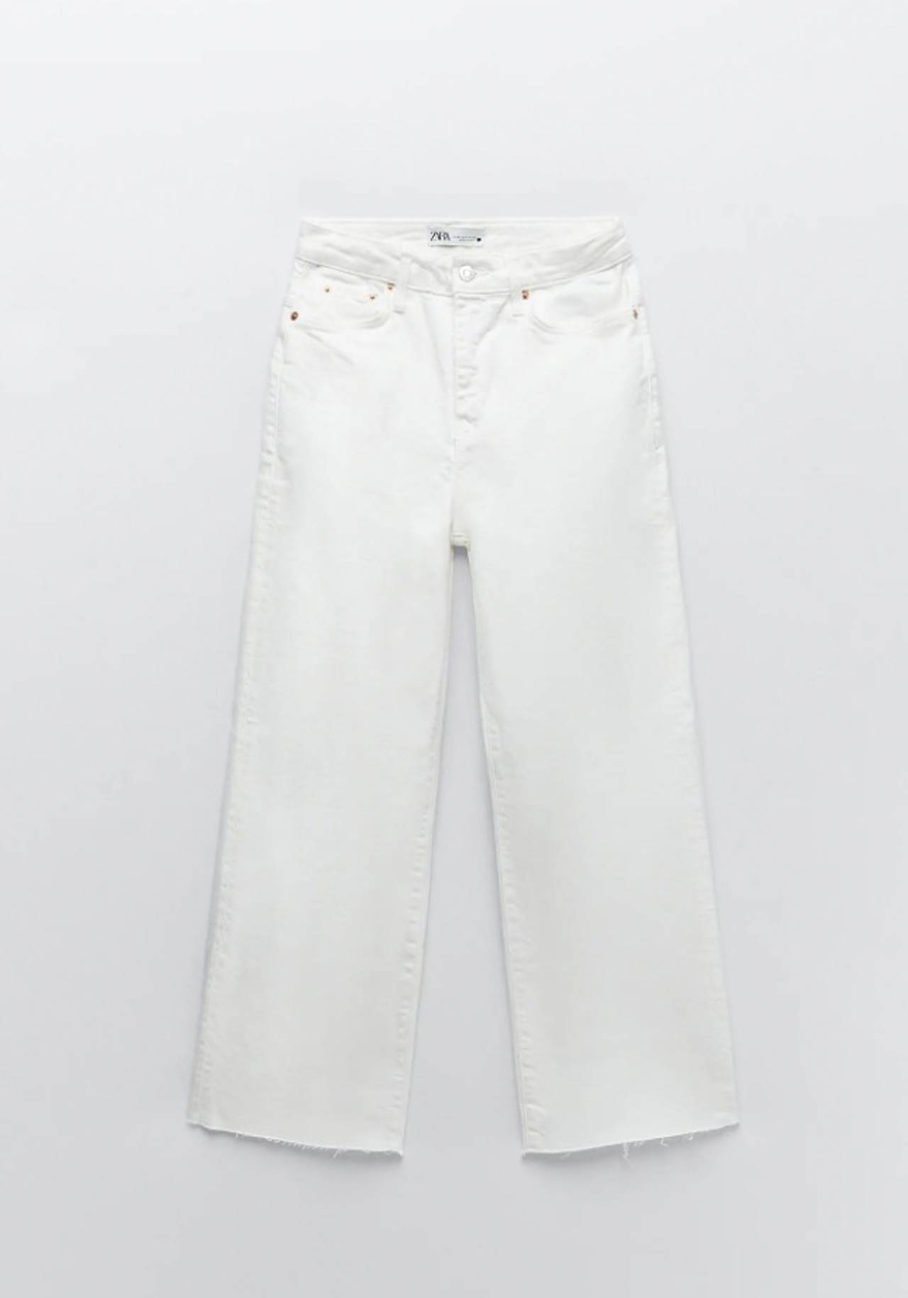 jeans culotte blanco ZARA