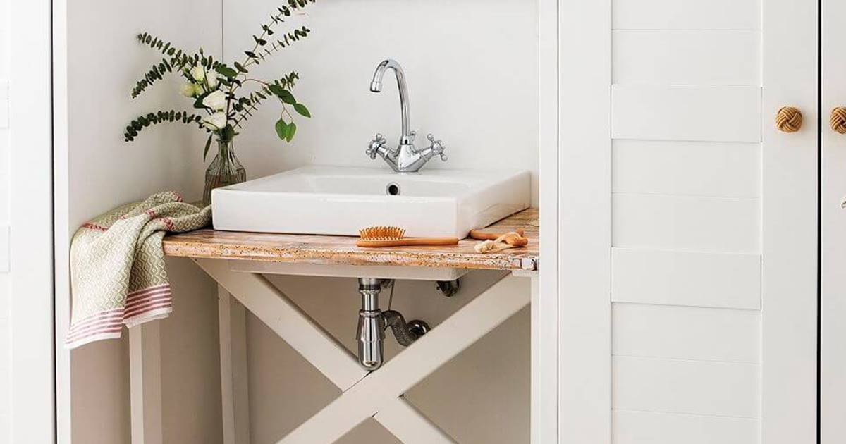 Acuoso Engañoso Cortar Muebles para baños pequeños: 15 propuestas geniales