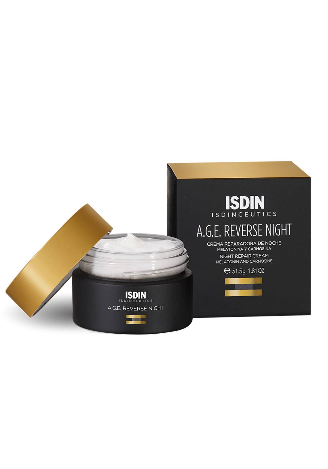 Cuidados  de belleza para pieles secas 60+ Crema de noche A.G.E. Reverse de Isdin