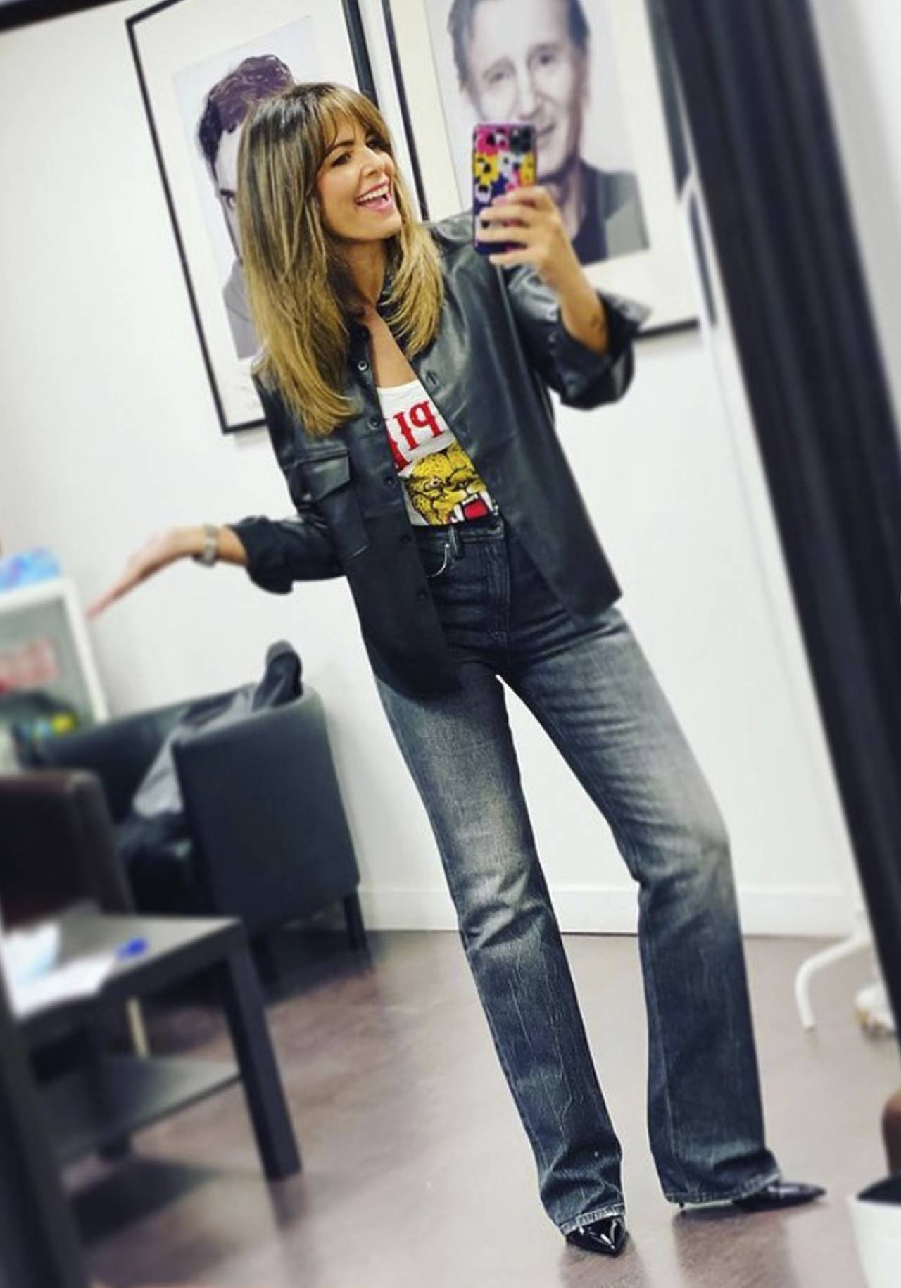 Nuria Roca look con jeans
