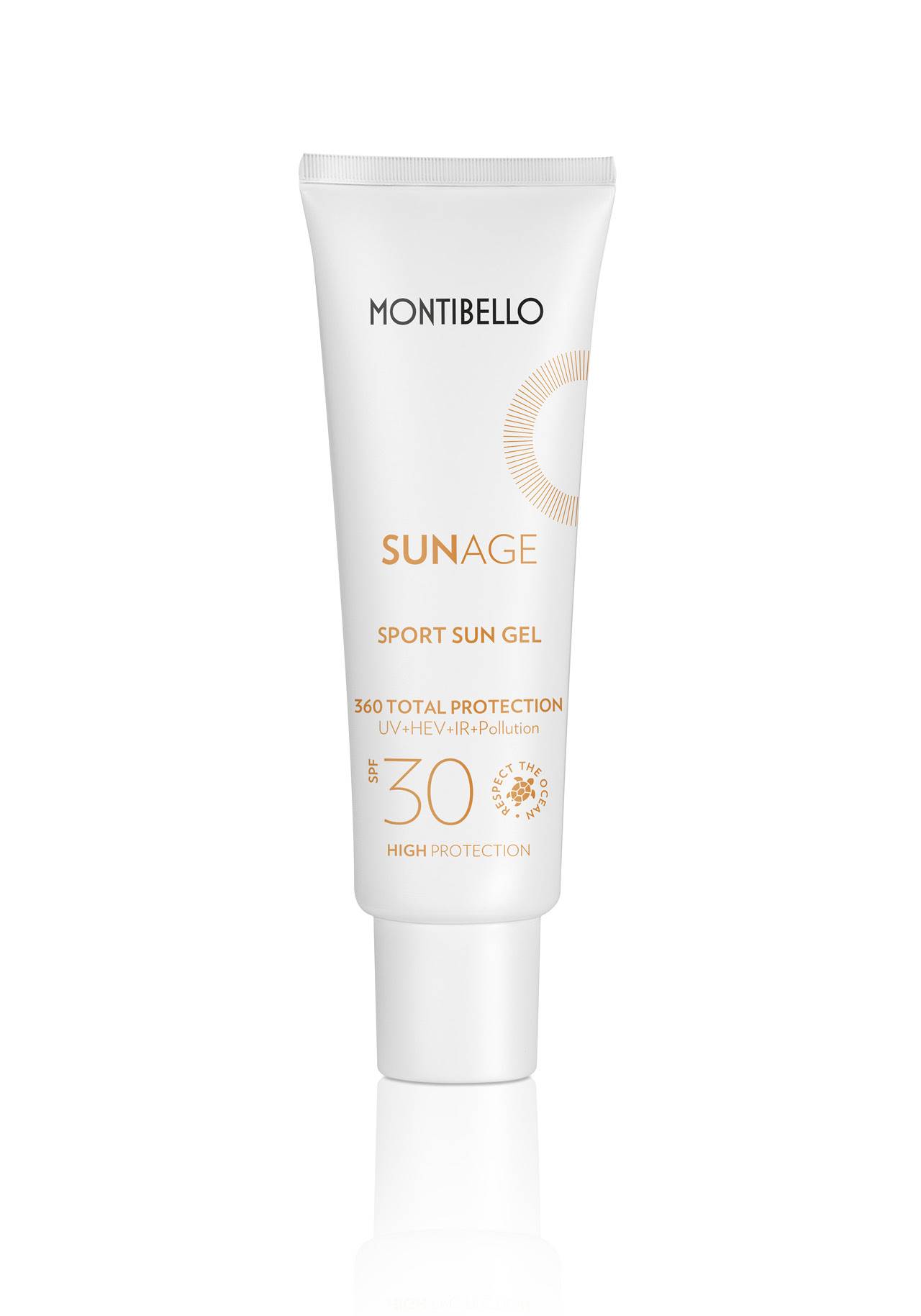 Mejores cremas solares dermatólogos Sunage Sport Sun Gel de Montibello.