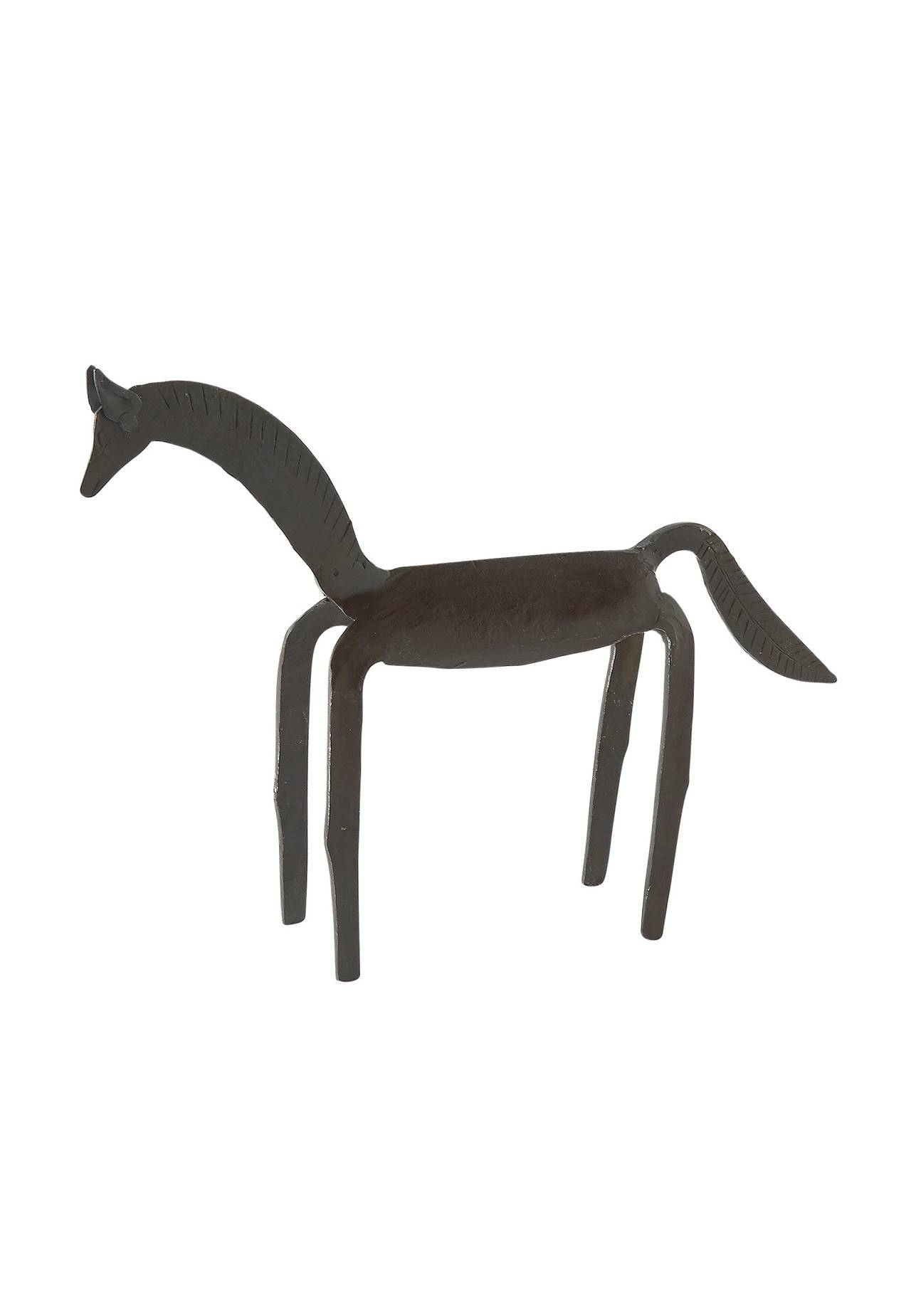 piezas deco baratas escultura caballo de hierro El Corte Inglés, 14,95€