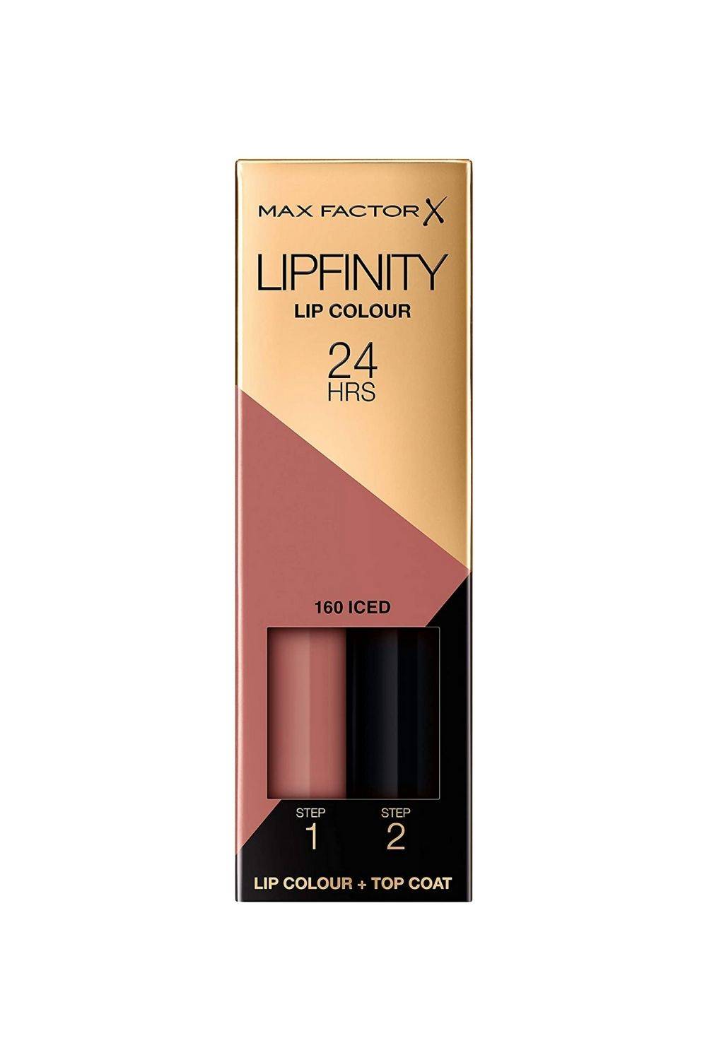 Max Factor LipFinity Lip Colour Lipstick Pintalabios, Tono 160 Iced 