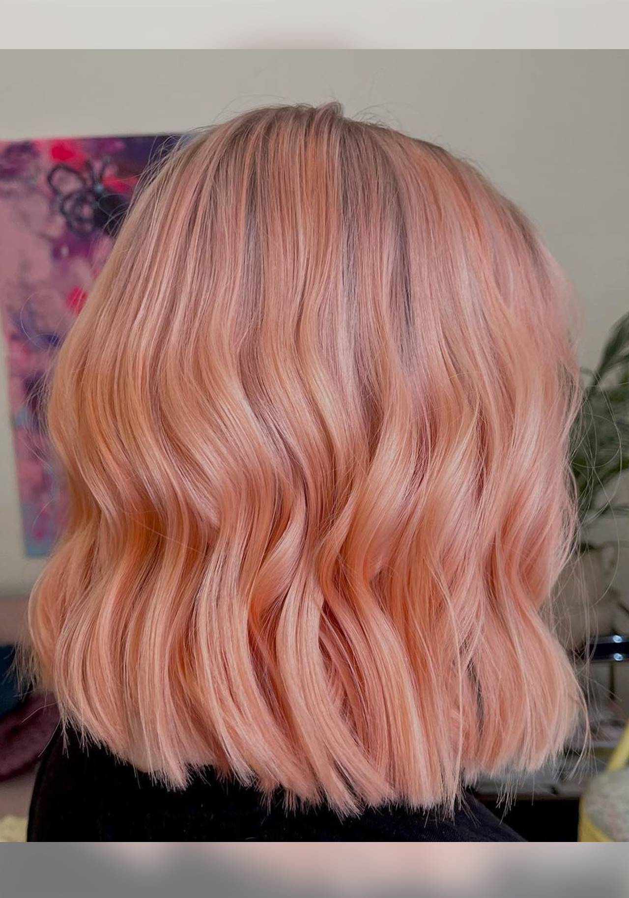 color de pelo peachy