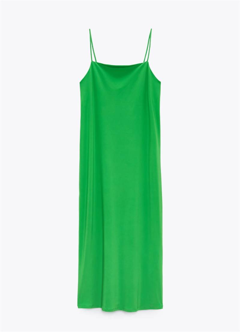 Vestido Zara verde