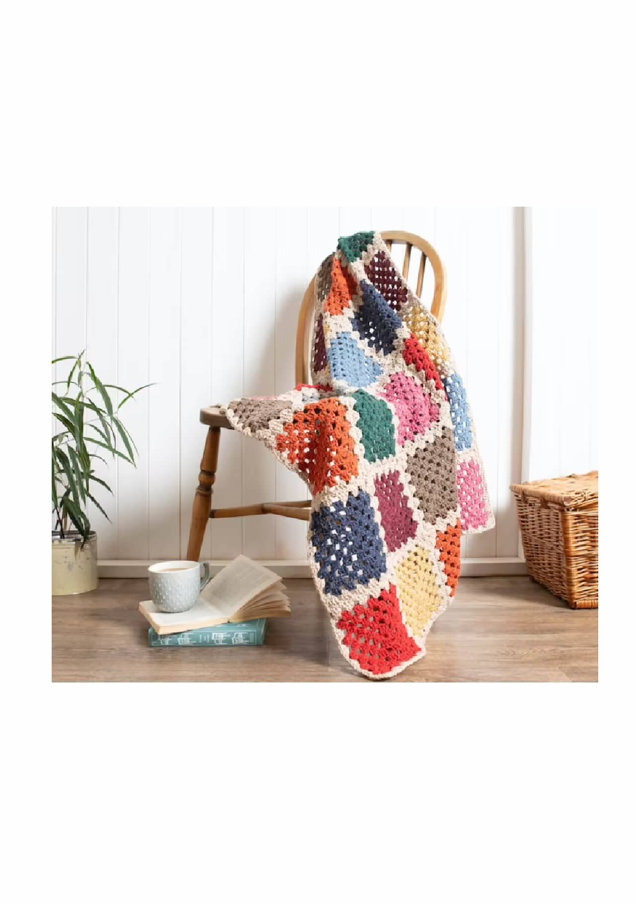 decoración grandmillenial kit para hacer manta de crochet Etsy, 132,33€