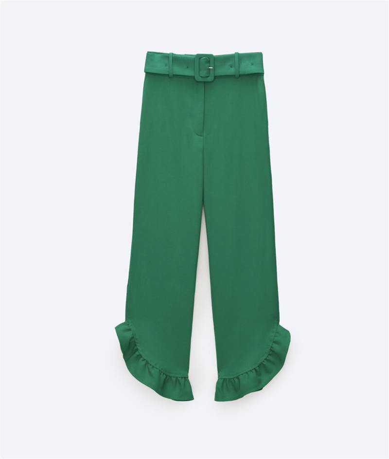Pantalones verdes de Uterqüe