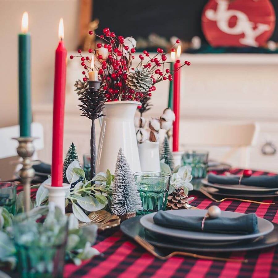 20 mesas de Navidad con ideas para inspirarte